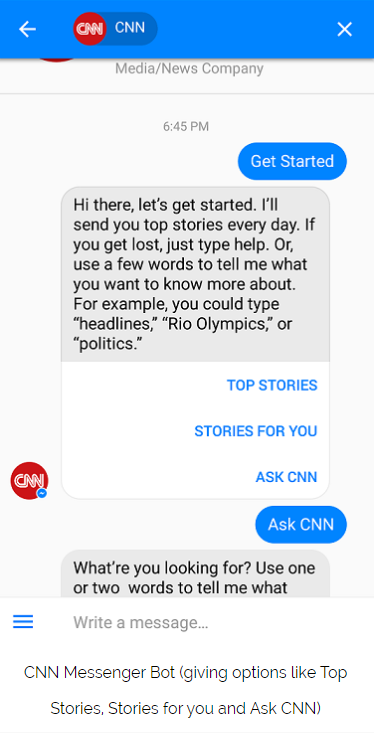 CNN chatbot